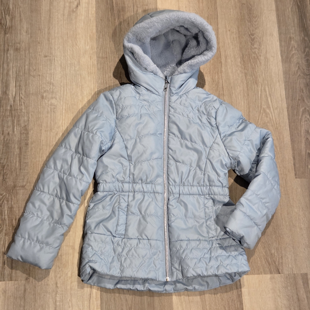 Kids Light Blue Quilted Jacket